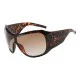 Oversized Y2K Shield Sunglasses – Tortoiseshell Brown Oversized Y2K shield sunglasses with tortoiseshell frame and brown gradient lenses