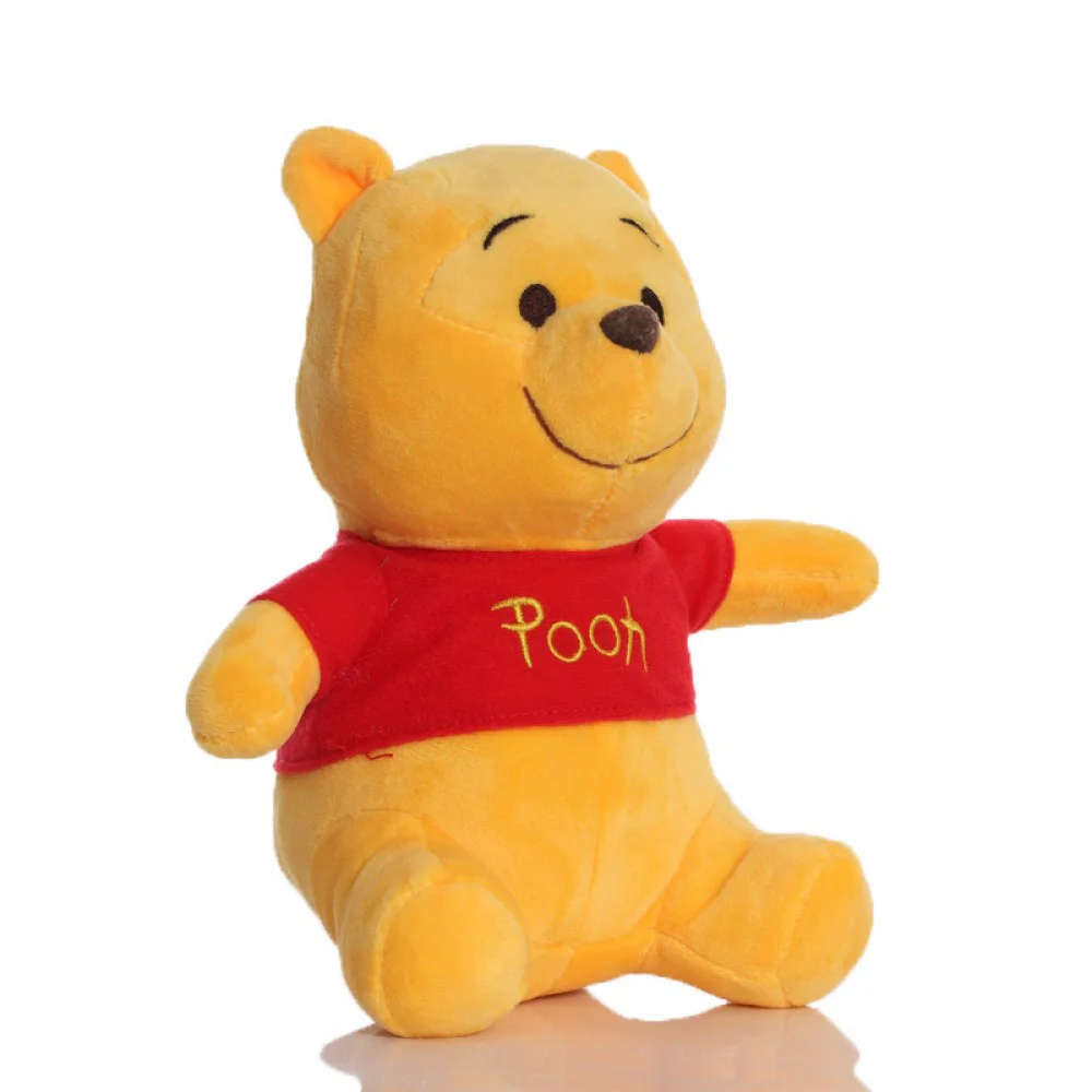 Winnie the Pooh, Tigger, Piglet & Eeyore Plush Toys Set of Winnie the Pooh, Tigger, Piglet and Eeyore soft plush toys displayed together on a white background.