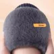 Plus Velvet Winter Knee Pads-Grey Pair of grey plus velvet winter knee pads with soft fleece insulation for warmth and comfort.