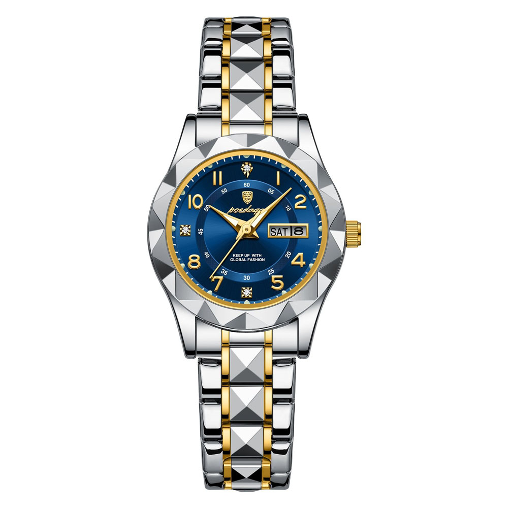 Luxury Quartz Watch Stainless Steel Waterproof Watch For Women