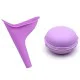 Portable women Urinal Funnel for Camping & Travel Portable silicone female urinal funnel with a collapsible storage case, designed for hygienic and convenient use during camping, hiking, travel, and outdoor activities.
