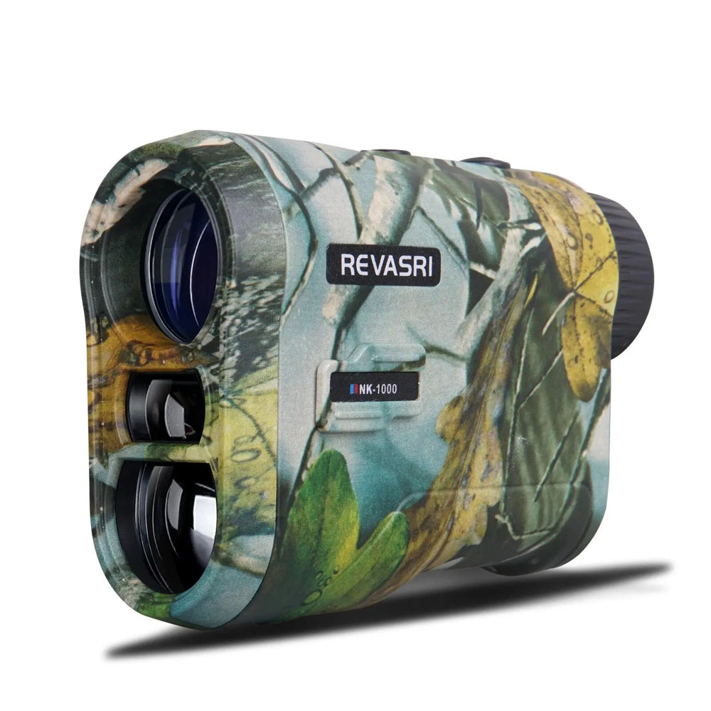 Revasri 1000m Rechargeable Laser Rangefinder for Hunting and Golf Revasri 1000m rechargeable laser rangefinder with camouflage finish, high-precision distance measurement and compact handheld design for hunting, golf, target shooting and outdoor range estimation.