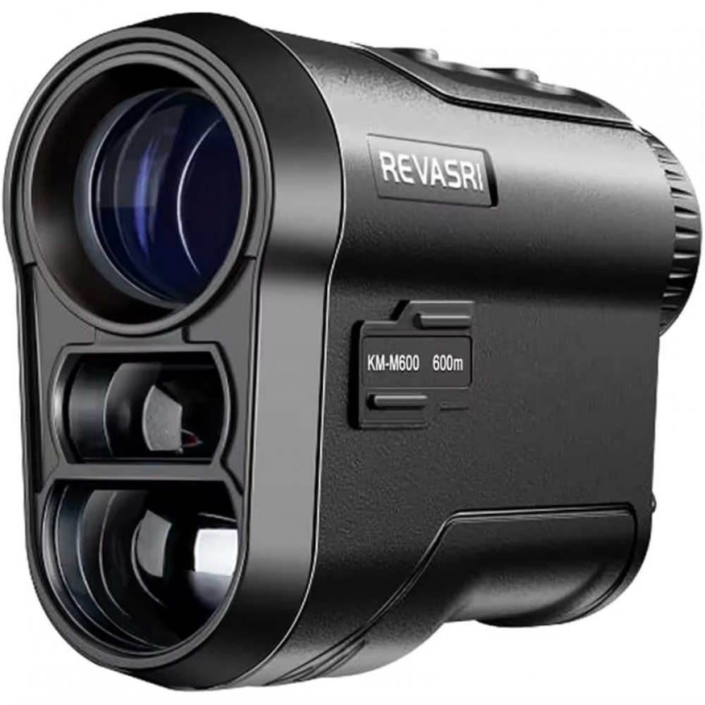 Revasri golf laser rangefinder with slope compensation, flag lock vibration and high-precision distance measurement for golfers seeking accurate yardages on the course, practice range and tournament play.