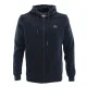Ridgeline bonded technical mens black hoodie with full zip front and drawstring hood