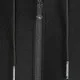 Ridgeline bonded technical mens black hoodie with full zip front and drawstring hood