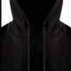 Ridgeline Impact mens black fleece hoodie with kangaroo pocket and drawstring hood