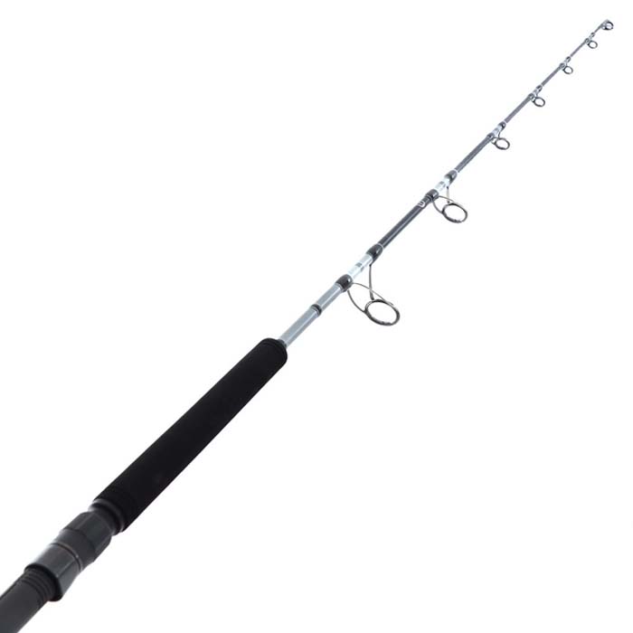 Full-length view of Shimano Abyss SW Spin Jig Rod 5ft 4in PE5 for heavy jigging