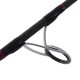 Shimano Engetsu BB Line Guide Detail High-quality guide ring on Shimano Engetsu BB spinning rod with red winding