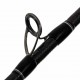 Shimano Grappler Rod Guide – Close-Up Close-up of a Shimano Grappler Type J rod guide, showing black carbon wrapping and durable frame.