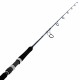 Shimano Grappler Type J S566 Spinning Jig Rod – Full View Full-length view of Shimano Grappler Type J S566 spin jig rod showing all guides and black EVA handle.