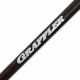 Shimano Grappler Branding – S566 Model “GRAPPLER” logo printed in bold silver on the Shimano Type J S566 rod blank.