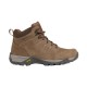 Durable brown mid-height hiking boot with rugged Vibram sole, waterproof Hydrodry lining, and secure lace system for all-terrain trekking