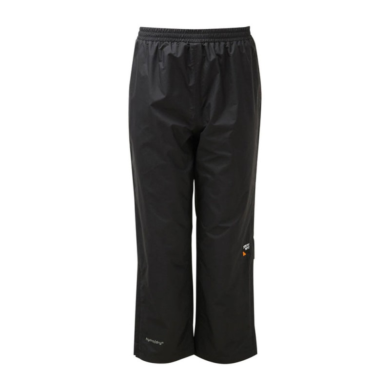 sprayway junior waterproof rain pants black kids lightweight breathable outdoor rain trousers