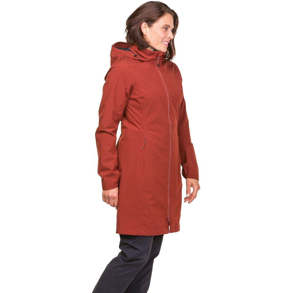 sprayway piran women's waterproof jacket long length hydro dry breathable rain coat outdoor jacket