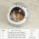 Super Warm Pet House Large warm enclosed cat bed and pet house with cushioned interior and hanging toy