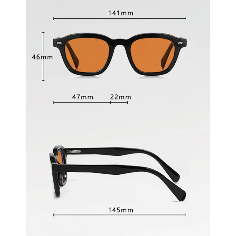 Unisex Blue Light Blocking Glasses with Red Tinted Lenses Unisex blue light blocking glasses featuring a translucent olive-brown acetate frame, square rounded design, red-tinted lenses, integrated nose bridge, and lightweight temples, ideal for reducing digital eye strain during computer work, gaming, reading, a