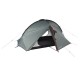 Wild Country Helm Elite 2 tent with front door open showing interior space and porch area for gear storage