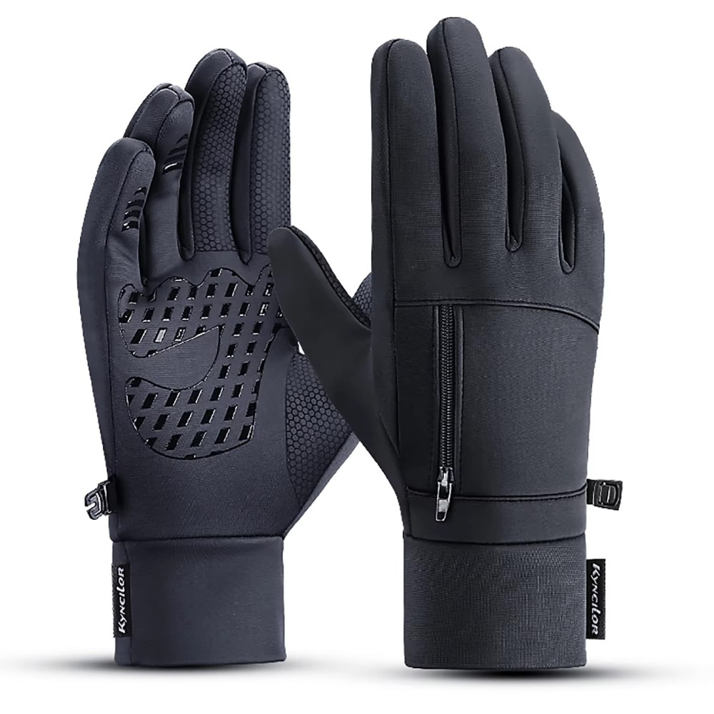 Winter Touchscreen Cycling Gloves – Waterproof Windproof Thermal Gloves Ideal for cycling, running, hiking, commuting, motorcycling, outdoor sports, and cold-weather activities. The thermal construction helps retain heat while maintaining flexibility, comfort, and secure grip in wet, windy, and winter conditions.