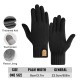 Warm winter touchscreen knit gloves for men and women featuring soft stretch fabric, full-finger coverage and touchscreen-compatible fingertips for everyday wear, commuting, outdoor activities and cold-weather use.