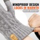 Warm winter touchscreen knit gloves for men and women featuring soft stretch fabric, full-finger coverage and touchscreen-compatible fingertips for everyday wear, commuting, outdoor activities and cold-weather use.