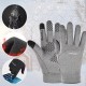 Winter waterproof thermal gloves with insulated lining, touchscreen-compatible fingertips and non-slip grip palms designed for cycling, running, hiking, commuting and outdoor activities in cold weather conditions.