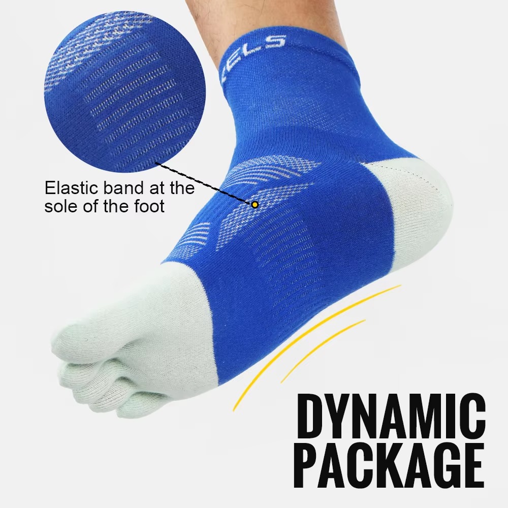 WRELS Five Toe Performance Athletic Socks Multi Colour Pack WRELS five toe performance athletic socks in assorted colours designed for running, gym training, hiking and active sports comfort