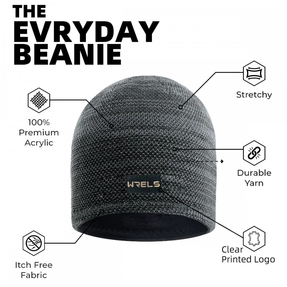 WRELS Two-Sided Fleece Winter Hat