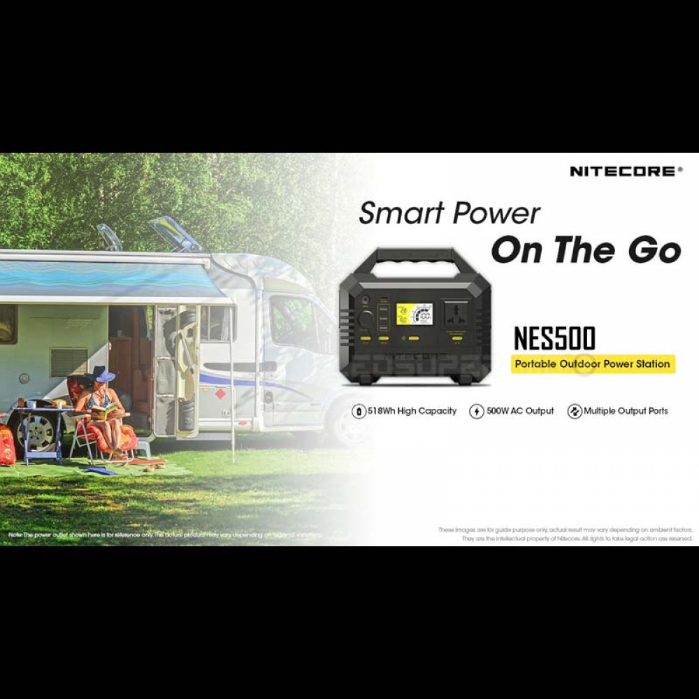 NITECORE NES500 Portable Outdoor Power Station