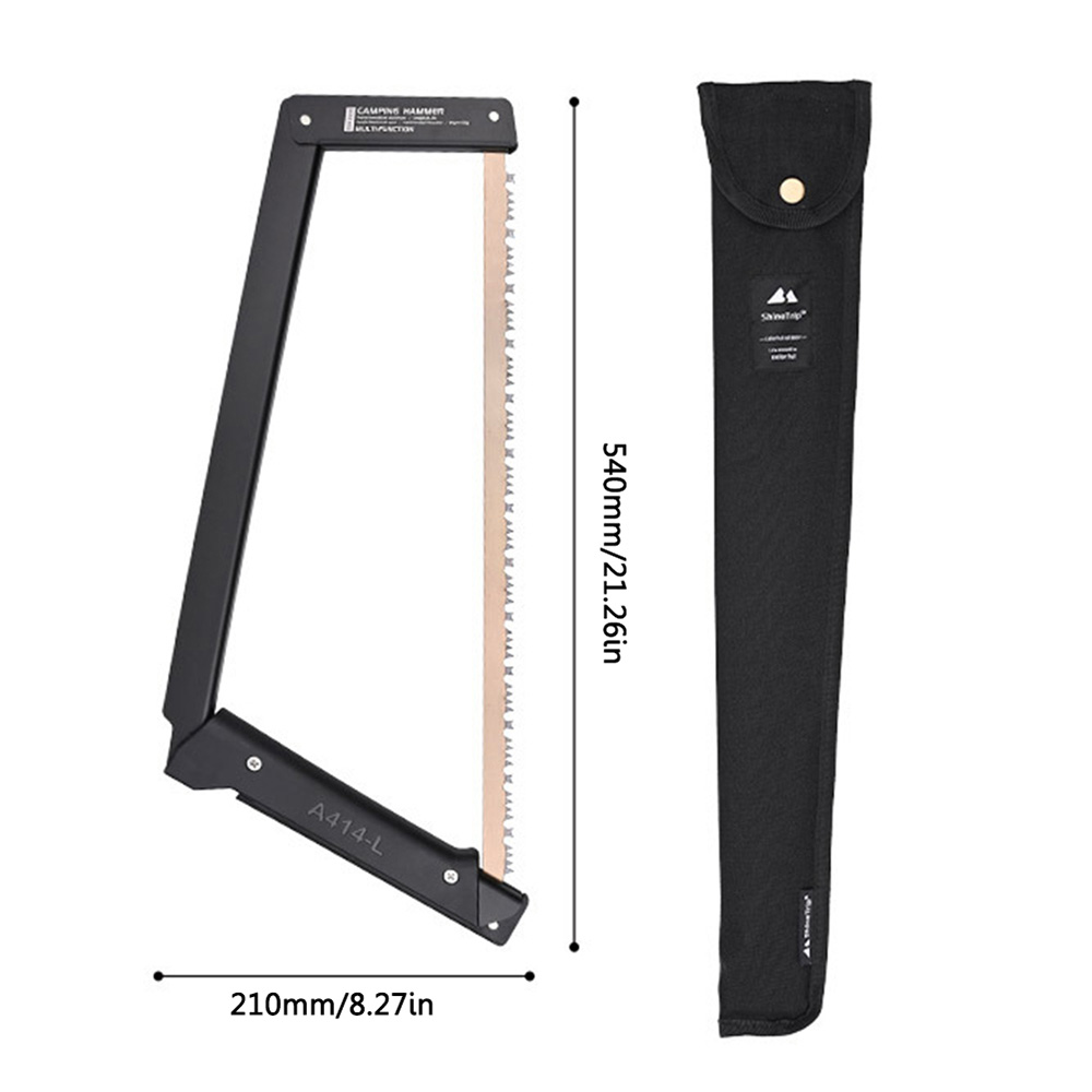 Long Blade Folding Camp Saw - 540mm - Lightweight and Portable Outdoor Tool