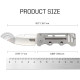 SOG Cash Card Folding Knife – Slim Stainless EDC Pocket Clip Blade SOG Cash Card Folding Knife – Slim Stainless EDC Pocket Clip Blade
