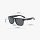 Unisex Polarized Sunglasses with Lightweight Frame and Glare-Reducing Lenses