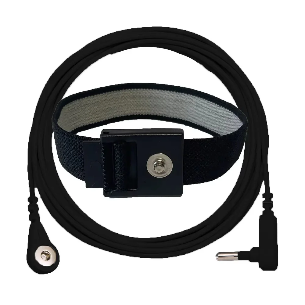 earthing grounding wristband with 16.5ft cord and US/AU/NZ/UK/EU plug anti static bracelet for sleep relaxation and grounding