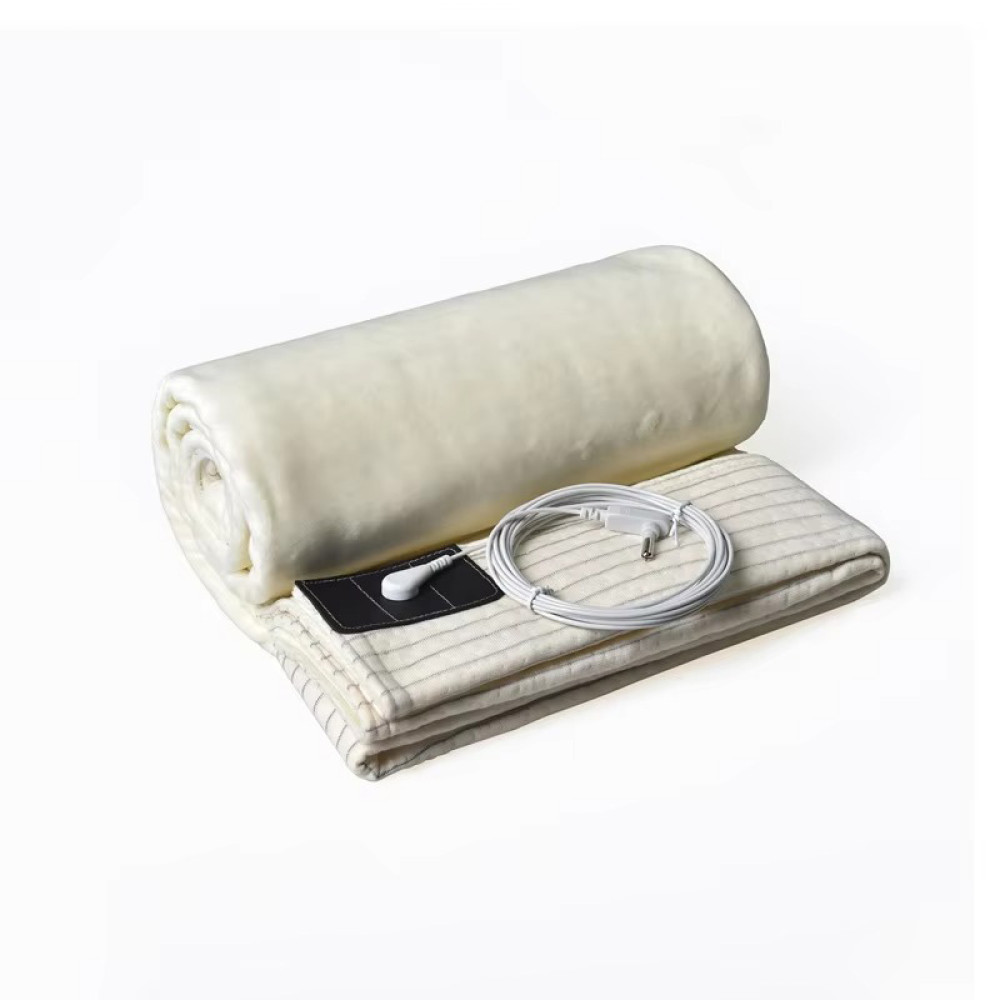 Grounding Blanket with Conductive Silver Fibres – Includes 15ft Cord & NZ Plug