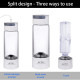 ALTHY Hydrogen Rich Water Generator Bottle with advanced SPE+PEM technology, 1800mAh battery, and food-grade high borosilicate glass