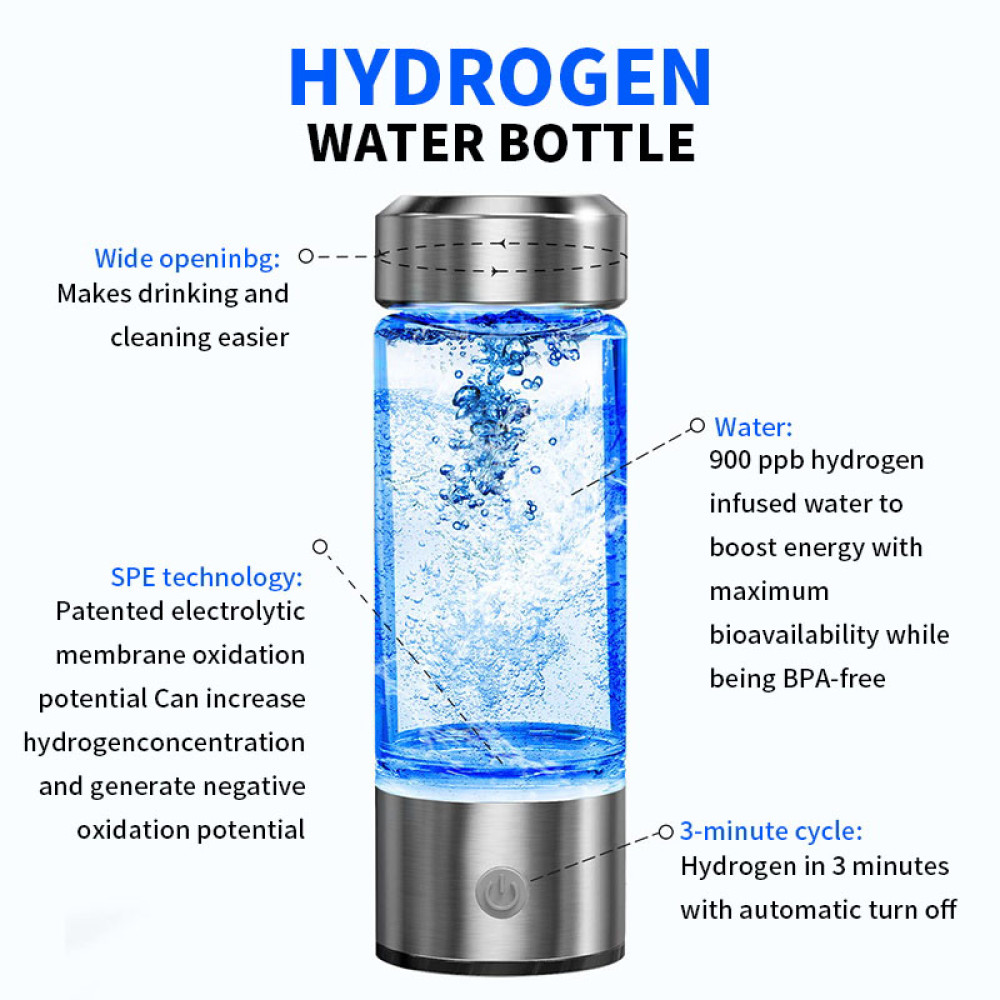 Hydrogen Water Bottle - 420ml