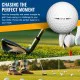 Box of 50 Caiton white 2-layer golf balls designed for practice and recreational golf.
