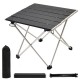 Aluminium Camp Table - Waterproof, Hard-Top, Aerospace-Grade Aluminum Alloy