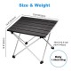 Aluminium Camp Table - Waterproof, Hard-Top, Aerospace-Grade Aluminum Alloy
