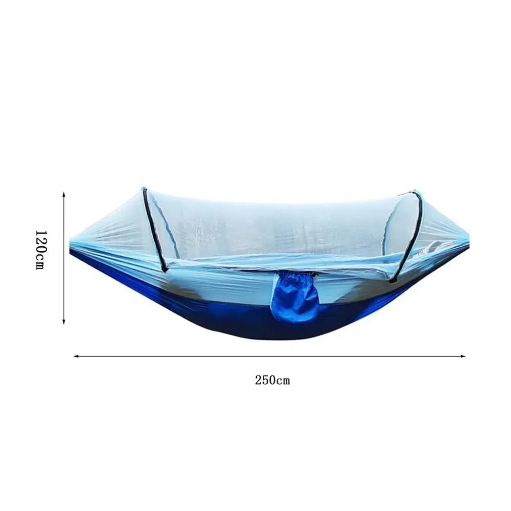 Mosquito Net Hammock with High Strength Parachute Fabric and Mosquito Net