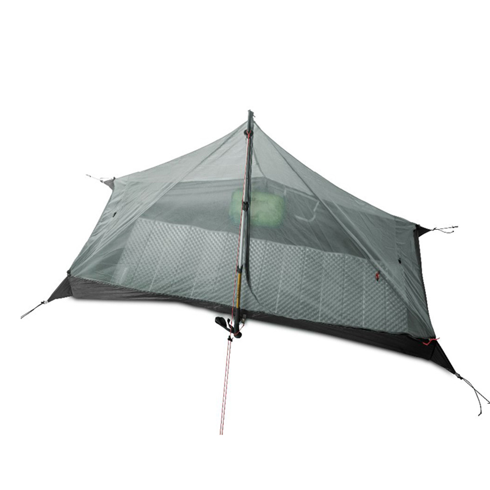 3F UL Lanshan 1 Ultralight Tent weighing only 965g, ideal for solo backpacking and lightweight hiking, showcasing its durable design and spacious interior.