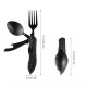 Foldable Cutlery Set for Camping | 3-in-1 Spoon Fork Knife Set