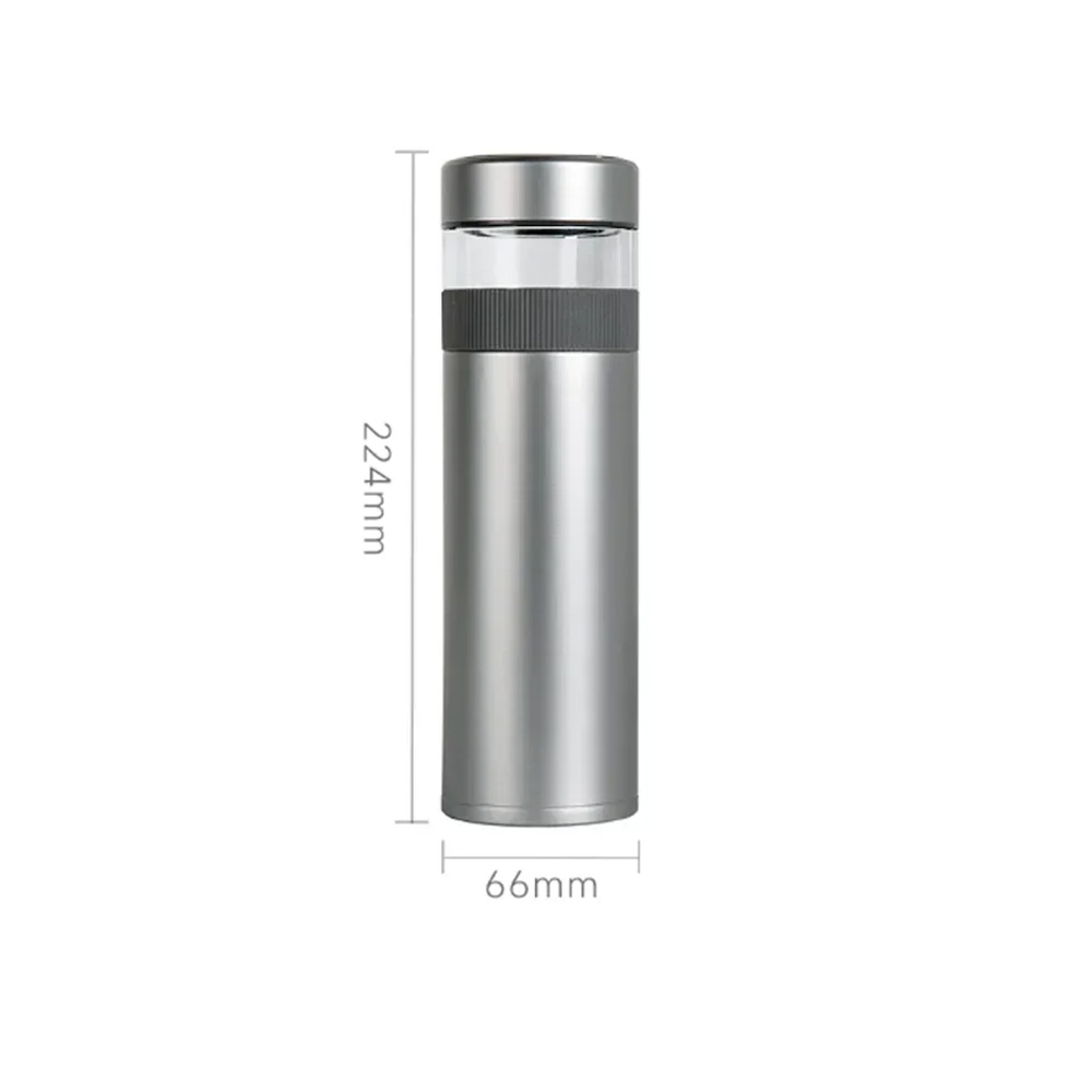 Titanium Thermos with Temperature Display - 520ml