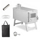 Portable Ultralight Camp Oven Stove with Chimney