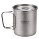 Lixada Titanium Cup - Ideal for Camping, Hiking & Backpacking