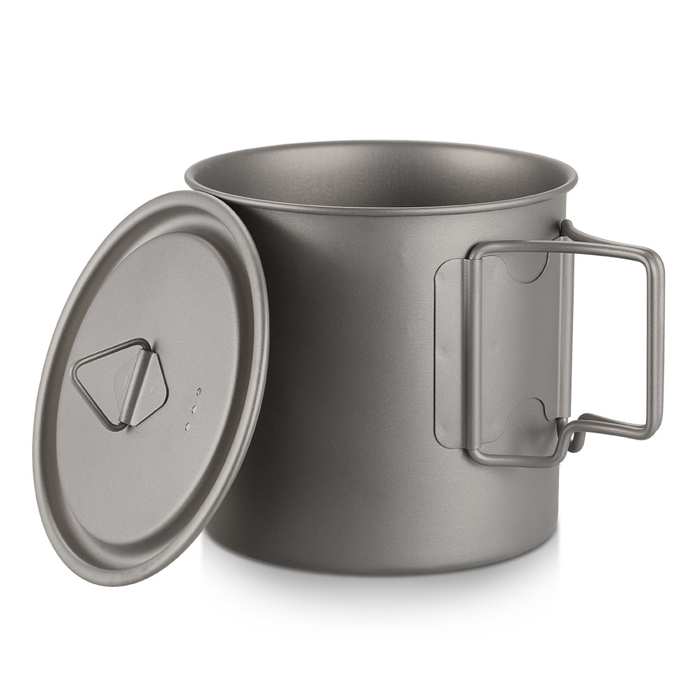 Lixada Titanium Cup - Ideal for Camping, Hiking & Backpacking