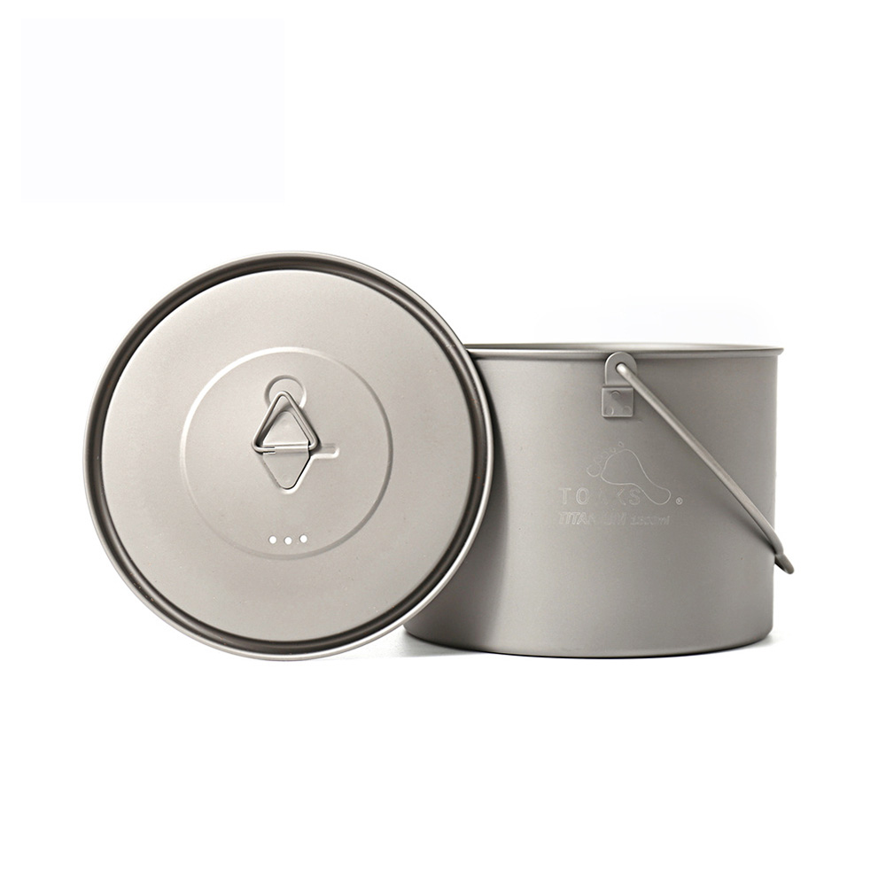 Toaks Titanium 1300ml Pot with Bail Handle