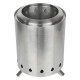 Stainless Steel Wood Stove Smokeless Fire Pit for Outdoor Cooking