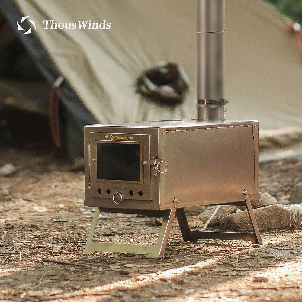 Thous Winds Ultralight Titanium Tent Wood Burning Stove for hot tent, winter camping