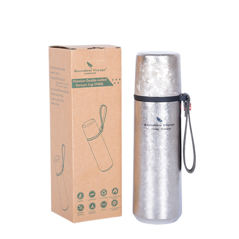 Boundless Voyage Titanium Vacuum Thermos - 510ml