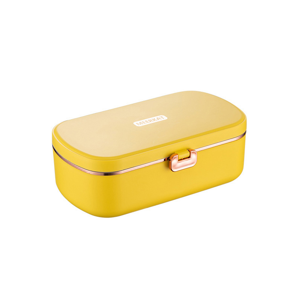 Electric Heated Lunch Box with Stainless Steel Interior and 900ml Capacity